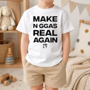 Hot Pretty Make N Ggas Real Again HRLT Text Kids T-Shirt