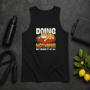 Funny Nice Giving It My All Tank Top