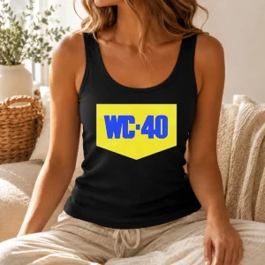 Top WC 40 Logo Parody Tank Top
