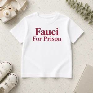 Nice Premium Fauci For Prison Political Protest Government Accountability Kids T-Shirt
