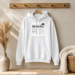 Top Stitch Facts Stubbornness Listening Skills Side Eye Blue Body Attitude Hoodie