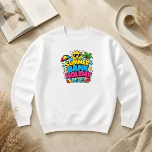 Nice Cartoon Summer Bank Holiday Beach Ball Watermelon Sweater