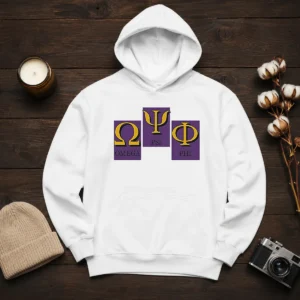 Official Omega PSI PHI Logo Hoodie