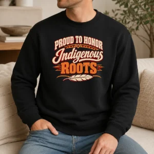 Funny Hot Bold Indigenous Peoples Day Pride Statement Sweater