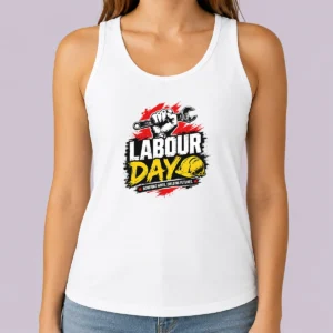 Premium Official Labour Day Fist Wrench Building Futures Grunge Tank Top