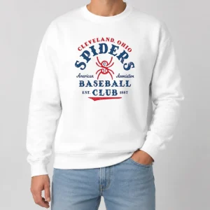 Hot Funny Vintage Cleveland Spiders American Association Baseball Club Est 1887 Sweater