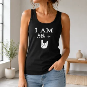 Top Awesome I Am 58 Plus Tank Top