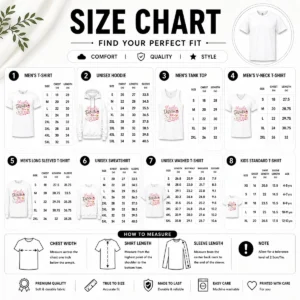 Size chart for Nice Easily Distracted By ICE Cream Funny Cute with measurements in inches and cm to help choose the right fit