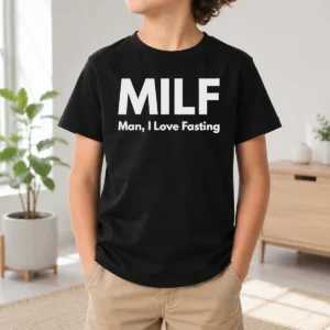 Premium Awesome Milf Man I Love Fasting Diet Kids T-Shirt