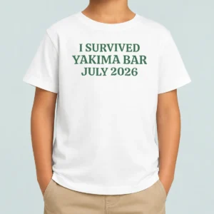 Premium Official I Survived Yakima Bar July 2026 Kids T-Shirt