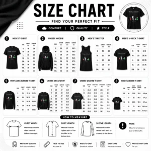 Size chart for Original Sorry I Missed Your Call I Was On My Other Line with measurements in inches and cm to help choose the right fit