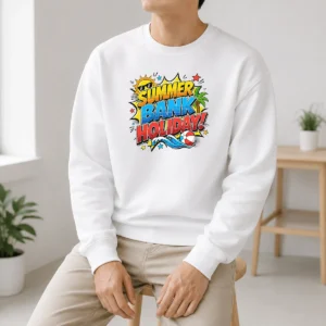 Pretty Pop Art Comic Summer Bank Holiday Beach Ball Wave Sweater