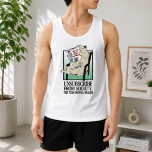 Pretty Cat Unsubscribe From Society How To Avoid Life S Problems How To Disassociate Tank Top