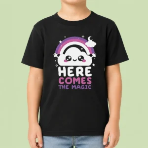 Pretty Cloud Here Comes The Magic Kids T-Shirt