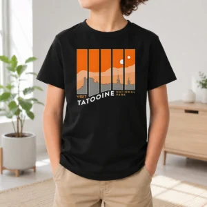 Happy Funny Visit National Park Star Wars Sci Fi Travel Kids T-Shirt