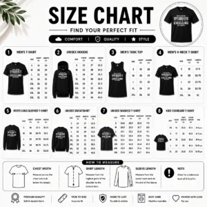 Size chart for Hot Awesome I Do A Lot Of Spreadsheets So I'M Excelling At Work Geek with measurements in inches and cm to help choose the right fit