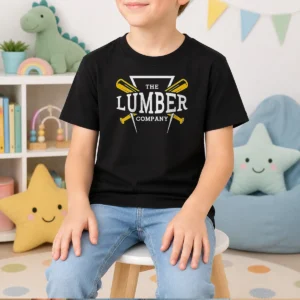 Pretty The Lumber Company Baseball Bats Sports Kids T-Shirt