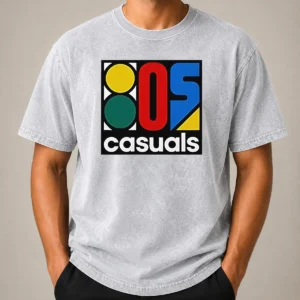 Hot Awesome 80s Casuals Lgo Washed T-Shirt