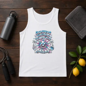 Premium August Holiday Vibes Y2K Chrome Sun Tank Top