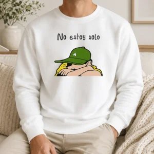 Official Premium No Estoy Solo Charlie Brown Snoopy And Peanuts Gang Hug Sweater